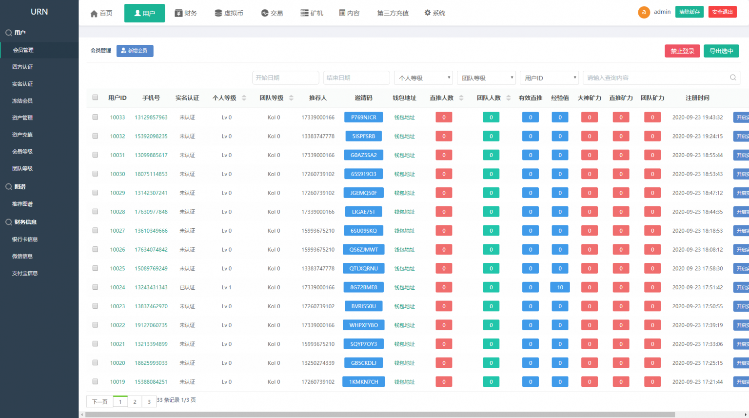 【尤泰链矿机】完美运营版区块链挖矿系统+链上钱包等